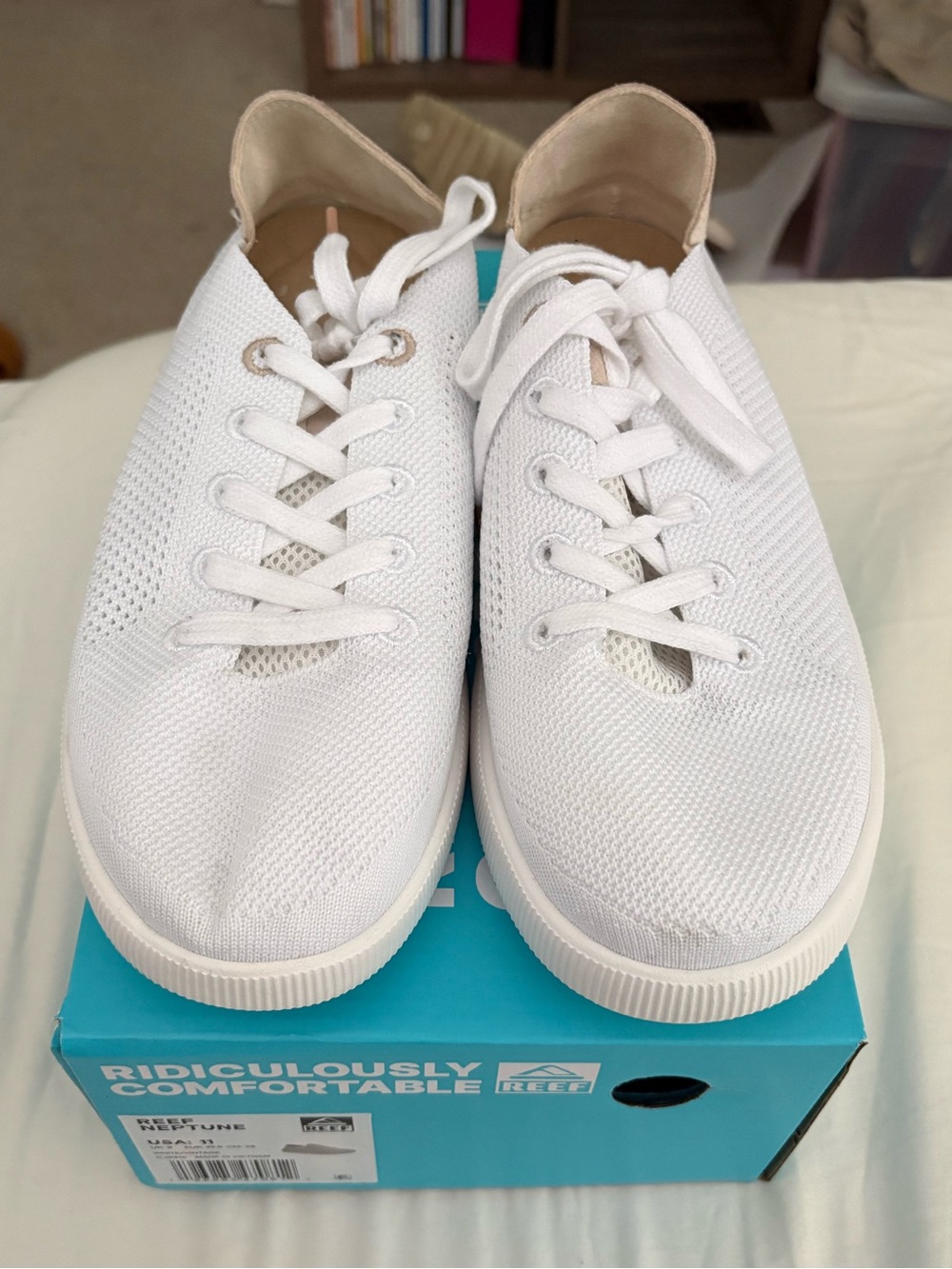 Reef Neptune Women’s White Sneakers 11